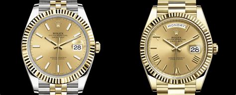 rolex dayjust vs day datejust.